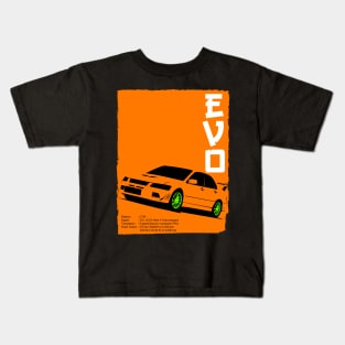 Mitsubishi Lancer Evolution VII Kids T-Shirt